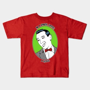 Pee-wee Herman Rebel Kids T-Shirt